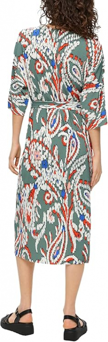 Rochie midi plisată pentru femei s.Oliver, multicolor, 44 [5]
