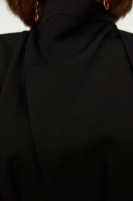 Rochie midi slim fit Trendyol pentru femei, negru, marime 38 [3]