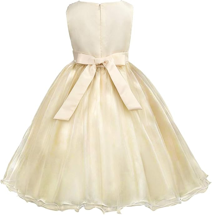 Rochie pentru fetite Discoball, galben/auriu, marime 100, 3-4 ani [2]