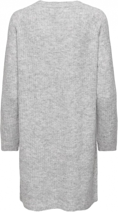 Rochie tricotata Only Onlcarol L/S Knt Noos, gri, marime S [2]