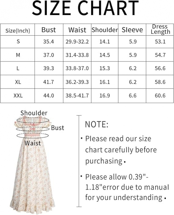 Rochie victoriana CR ROLECOS, design floral, alb/roz, L [3]