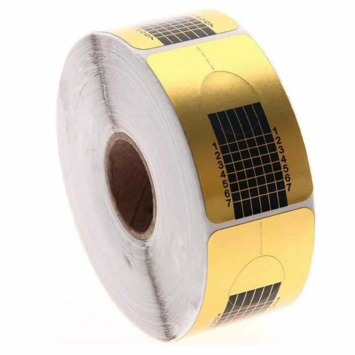 Rola 500 sabloane dreptunghiulare pentru constructie unghii [5]