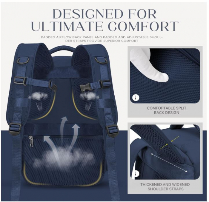 Rucsac de voiaj Hayayu pentru Ryanair, 40 x 20 x 25 cm [10]