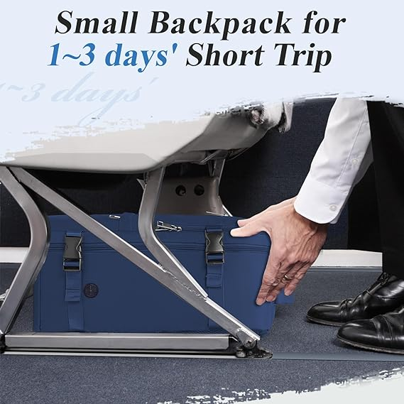 Rucsac de voiaj VMIKIV pentru Ryanair, 40 x 20 x 25 cm, albastru [3]