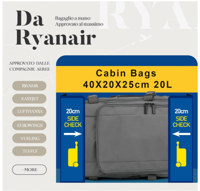 Rucsac de voiaj ZHXX, 40 x 20 x 25 cm [2]