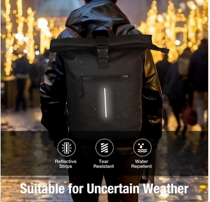 Rucsac pentru laptop Lekeinchi, negru [6]