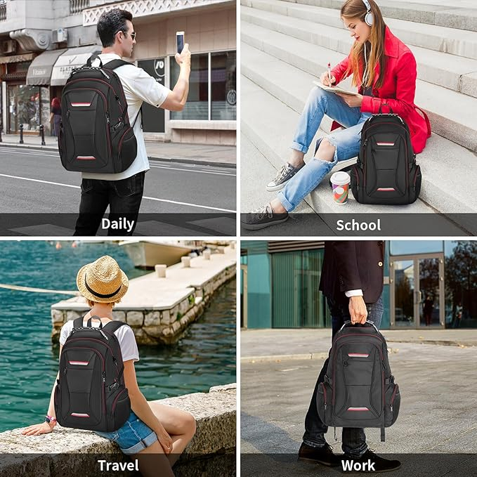 Rucsac pentru laptop VINBAGGE, 15.6 inchi, unisex [6]