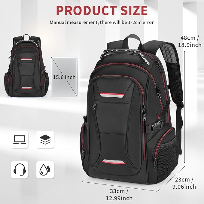 Rucsac pentru laptop VINBAGGE, 15.6 inchi, unisex [2]