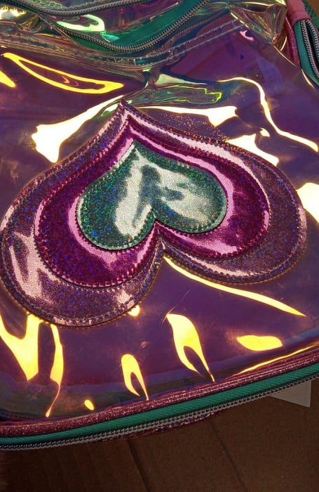 Rucsac pentru scoala tip troler HTgroce, roz, 42 x 30 x 20 cm [2]