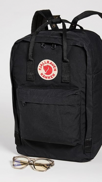 Rucsac sport Fjällräven Kånken F23525-550 pentru laptop de 17 inchi, negru [3]