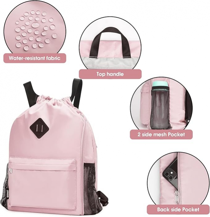 Rucsac sport pentru femei WANDF, roz [6]