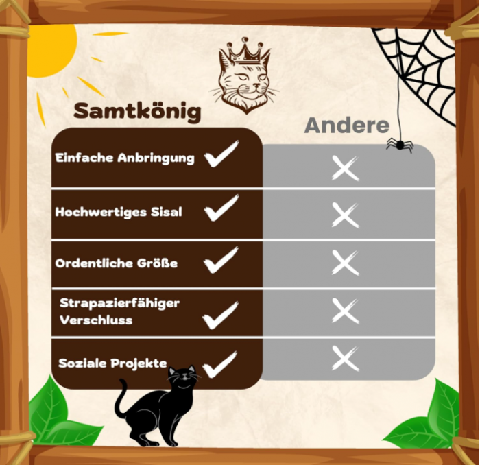 Sac de de zgâriat si cățărat pentru pisici Samtkönig [6]