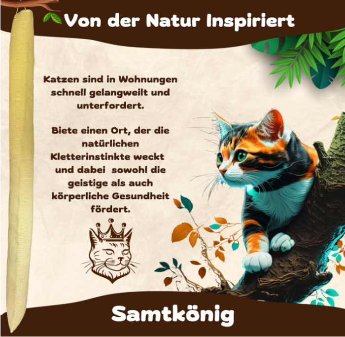 Sac de de zgâriat si cățărat pentru pisici Samtkönig [2]