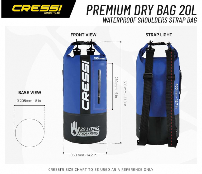 Sac Impermeabil Cressi Dry Bag Premium 20L [6]