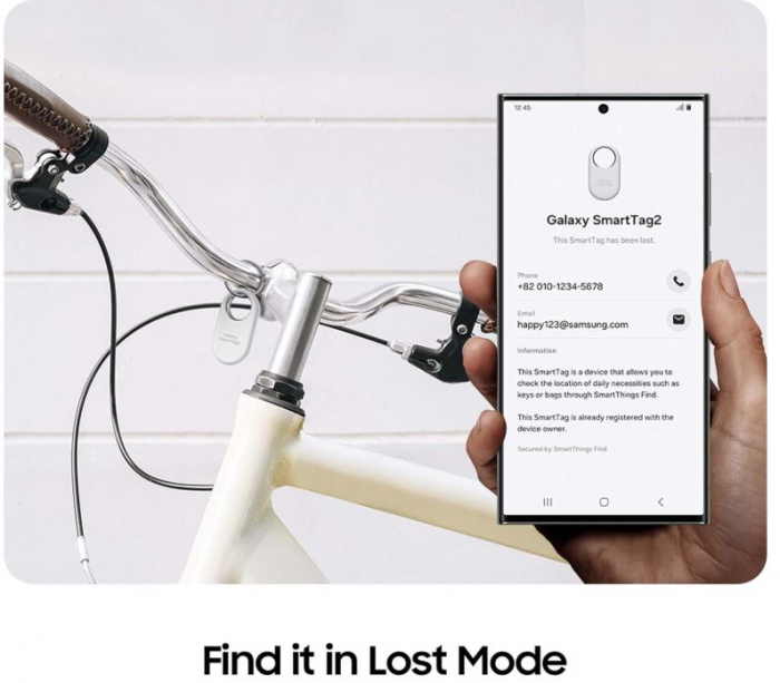 Samsung Galaxy SmartTag2, cu până la 500 de zile de funcționare, rezistent la apă, negru [5]