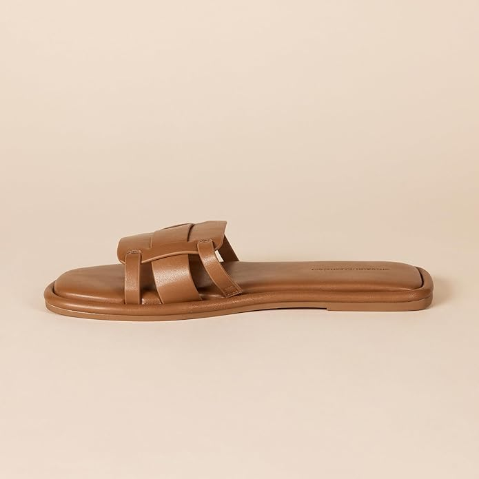 Sandale pentru femei Amazon Essentials, maro, 44 [6]