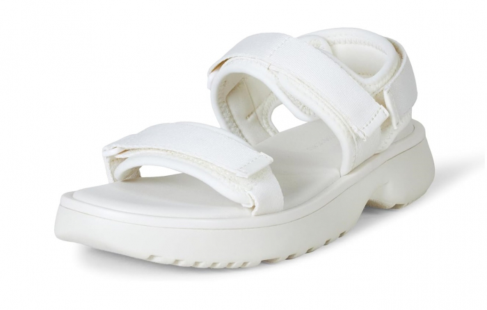 Sandale pentru femei Amazon Essentials, talpa cu spuma cu memorie, alb, EU 36 [1]