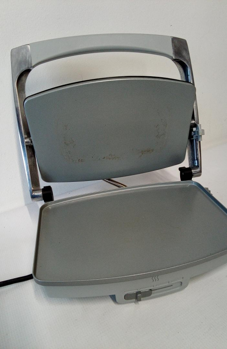 Sandwich maker Breville Panini VST071X-01, 1000W, DuraCeramic, Argintiu [2]