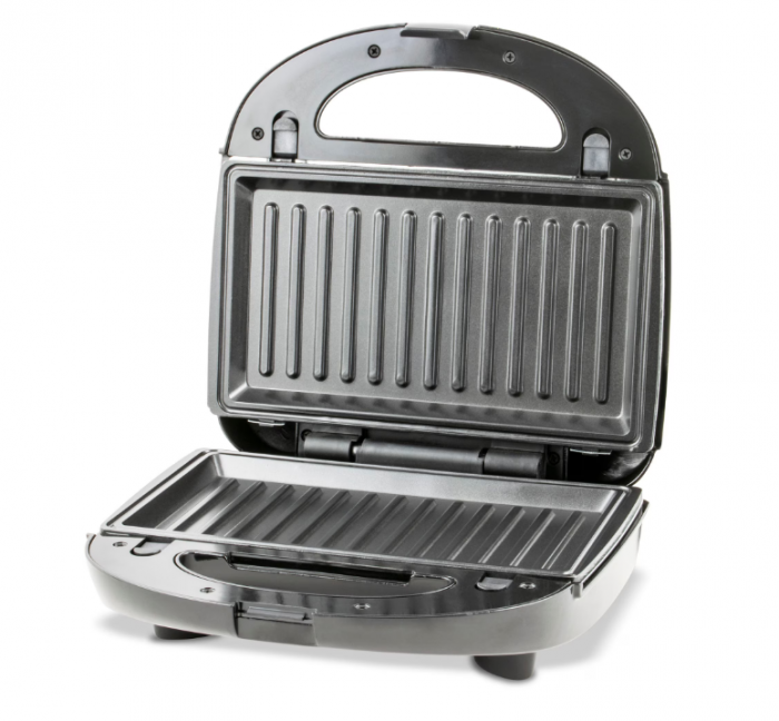 Sandwich-Maker multifunctional (3 in 1) Zass ZSMD 04, putere 750W, 3 placi teflonate 23x13cm [4]