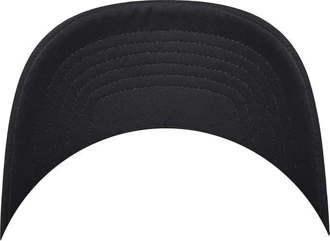 Sapca de baseball din plasa Flexfit Trucker, cozoroc curbat, negru/alb [5]