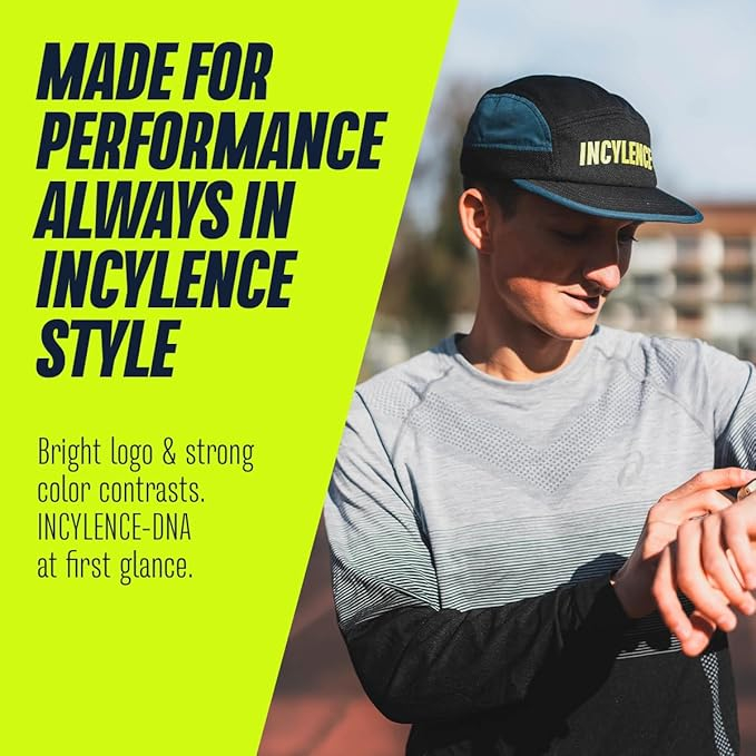 Sapca sport reglabila INCYLENCE, usoara, respirabila, unisex, negru [4]