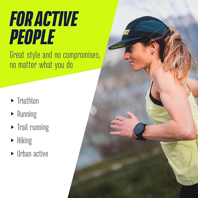 Sapca sport reglabila INCYLENCE, usoara, respirabila, unisex, negru [6]