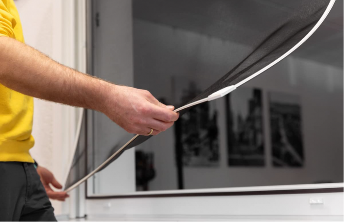 Schellenberg Plasa insecte / tantari, Alb, 50747, 120 x 120 cm (poate fi scurtat) [3]