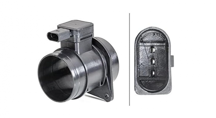 Senzor debit aer HELLA 8ET 358 095-06, conector cu 3 pini [1]