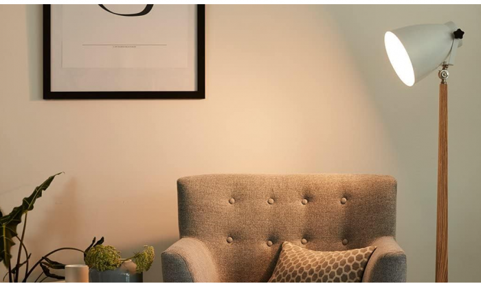 Set 10 becuri spot cu LED GU10 Amazon Basics,  4.7 W (echivalent cu 50 W), alb cald [3]