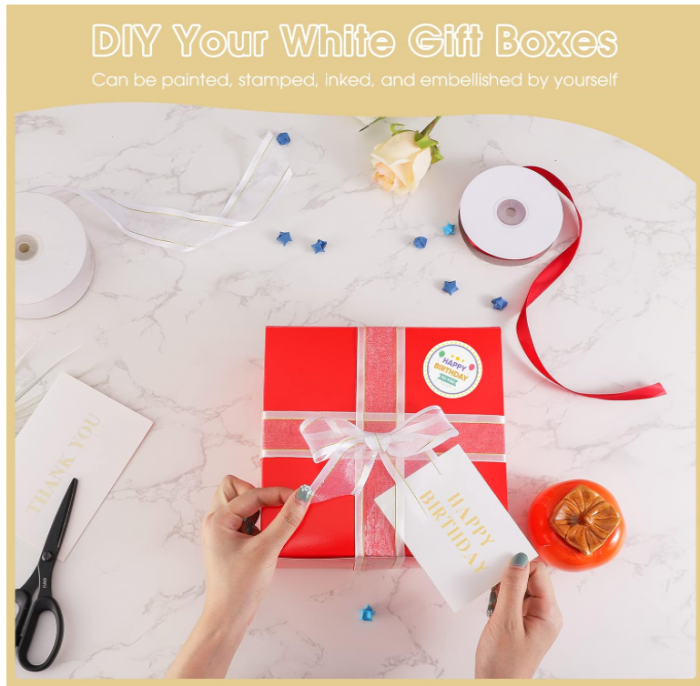 Set 10 Cutii de cadou HOUSE DAY, 20 x 20 x 10 cm, pentru crafting [7]