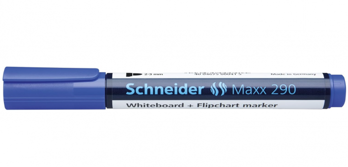 Set 10 Markere reîncărcabile Schneider Maxx 290, 1-3mm, albastru [3]