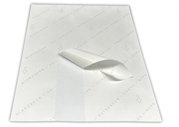 Set 100 coli A4 cu etichete adezive, 5 sloturi pentru decupare mai usoara [5]