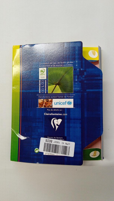 Set 100 foi Clairefontaine 1343C A5+, cu linii Séyès, hârtie velină de 90 g/m², culoare roz [2]