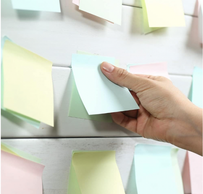 Set 1200 Notes autoadezive WAYTEX, 12 blocuri de 100 coli, 75 x 75 mm [5]