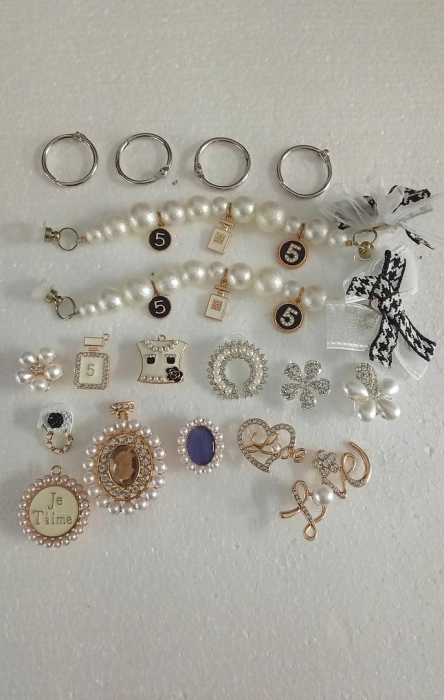 Set 14 accesorii pentru papuci tip Crocs, DIY [2]