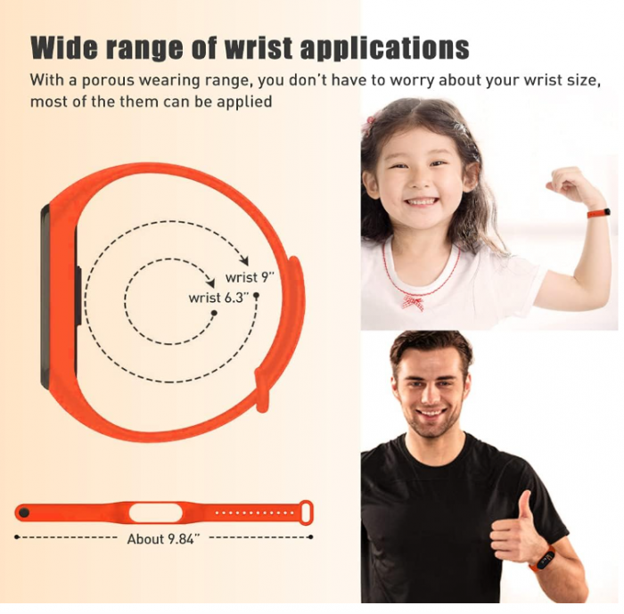 Set 15 Bratari din silicon Leelbox, pentru Xiaomi Mi Band 6 & Amazfit Band 5 și Xiaomi Mi Band 5 [3]