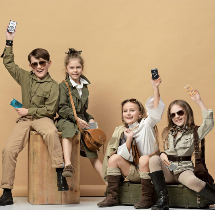 Set 15 carnetele cu spirala Censen pentru copii, cu tema SPION [6]