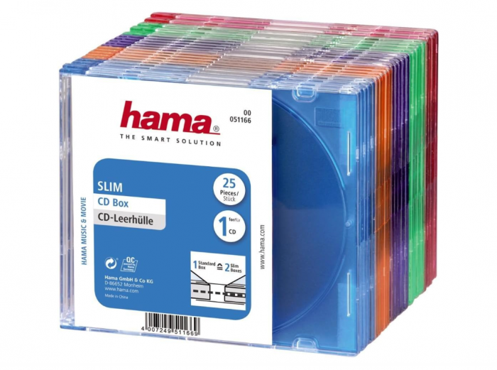 Set 16 Carcase CD Hama, multicolore [1]