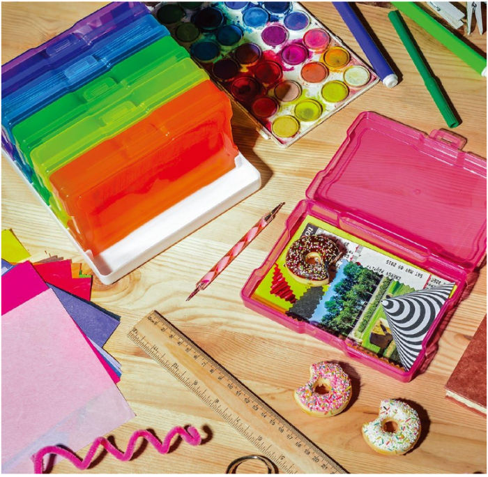 Set 16 cutii pentru depozitare din plastic Novelinks, 17 x 13 cm [13]