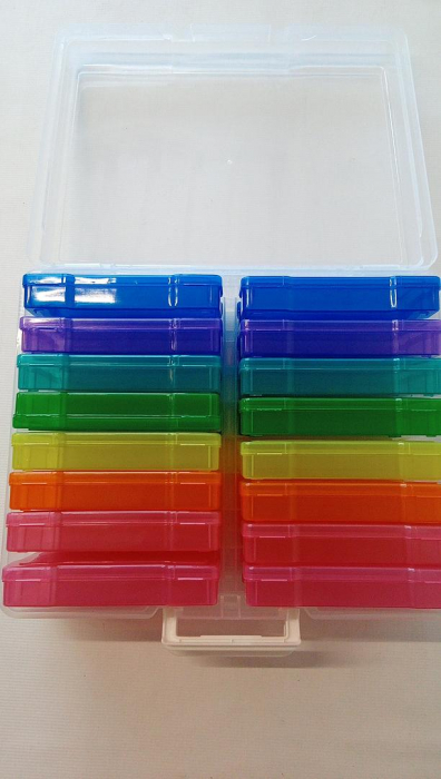 Set 16 cutii pentru depozitare din plastic Novelinks, 17 x 13 cm [5]