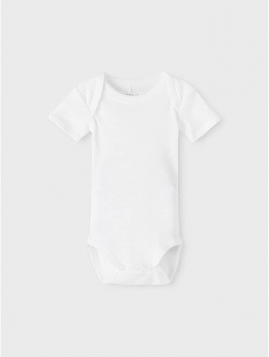 Set 2 body-uri pentru bebelusi NAME IT NBNBODY, alb/bej, varsta 4-6 luni, marime 68 [3]