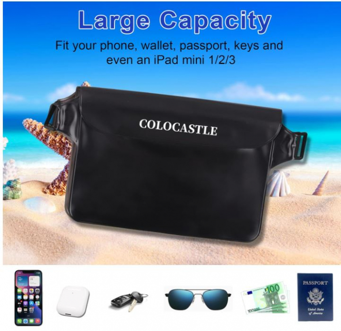 Set 2 borsete impermeabile COLOCASTLE, curea reglabila, 22 x 16 cm [3]