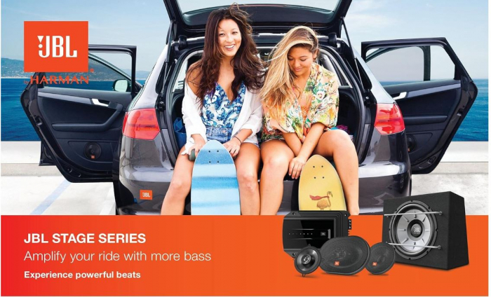 Set 2 boxe auto pe 3 cai JBL Stage2 634, 250W MAX, 16.5 cm [6]