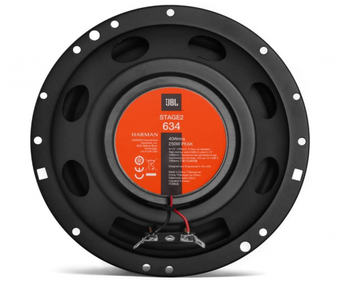 Set 2 boxe auto pe 3 cai JBL Stage2 634, 250W MAX, 16.5 cm [4]