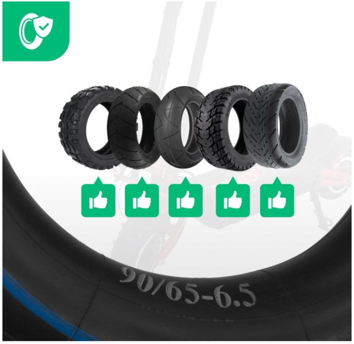 Set 2 camere de aer MOOVMOOV pentru trotinetă electrică 90/65-6.5, 11" [6]
