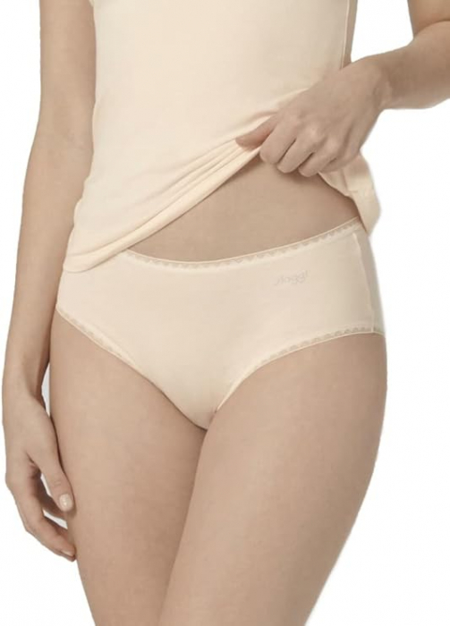 Set 2 chiloti pentru femei Sloggi Go Midi C2p, bej, L [2]