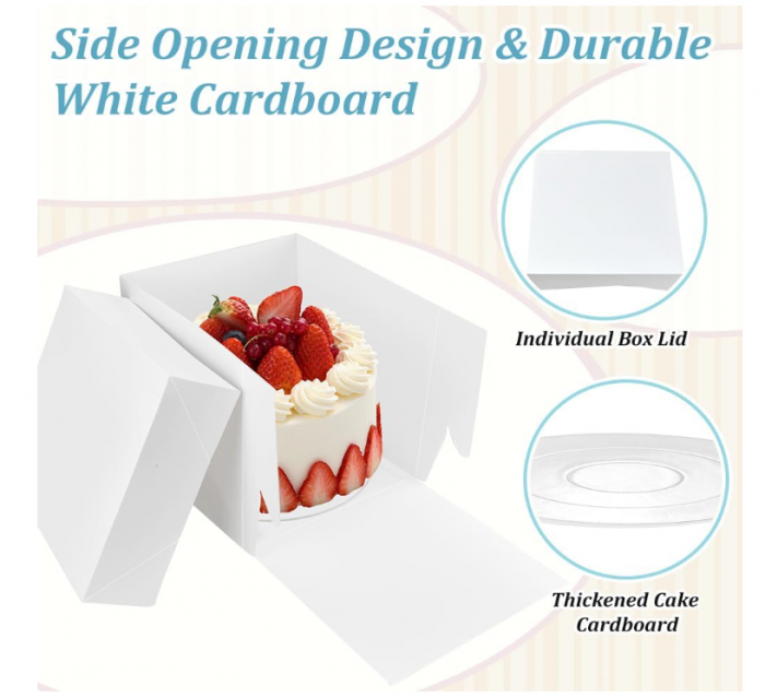 Set 2 cutii din carton pentru tort Kleemeiero, cu capac, 30,5 cm [4]