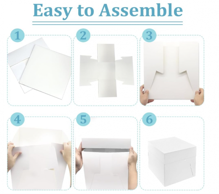 Set 2 cutii din carton pentru tort Kleemeiero, cu capac, 30,5 cm [6]