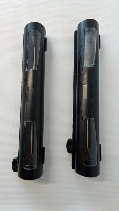 Set 2 dispensere de folie de aluminiu si alimentara Relaxdays, negru, 5 x 37 x 8 cm [2]