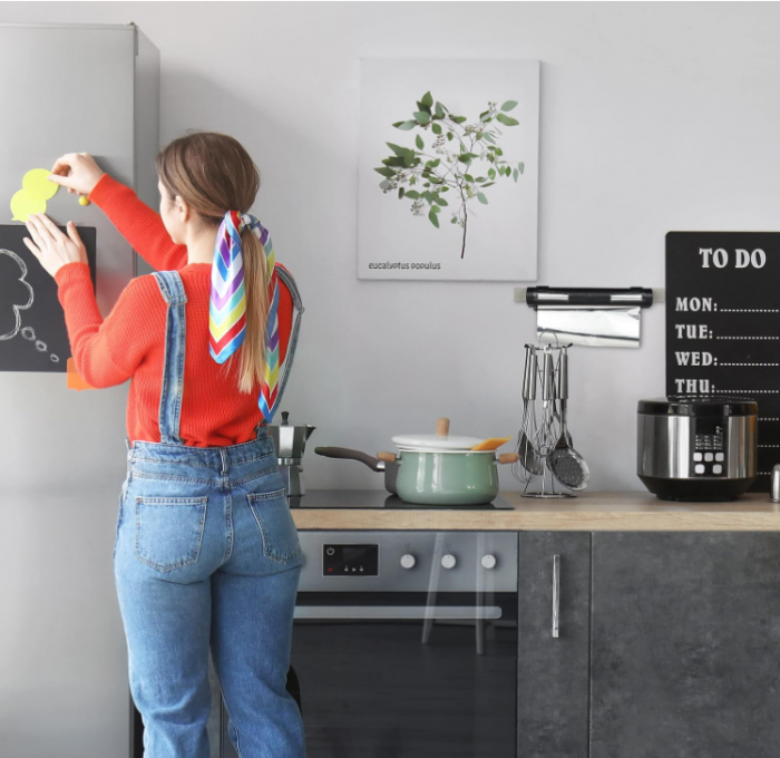 Set 2 dispensere de folie de aluminiu si alimentara Relaxdays, negru, 5 x 37 x 8 cm [7]